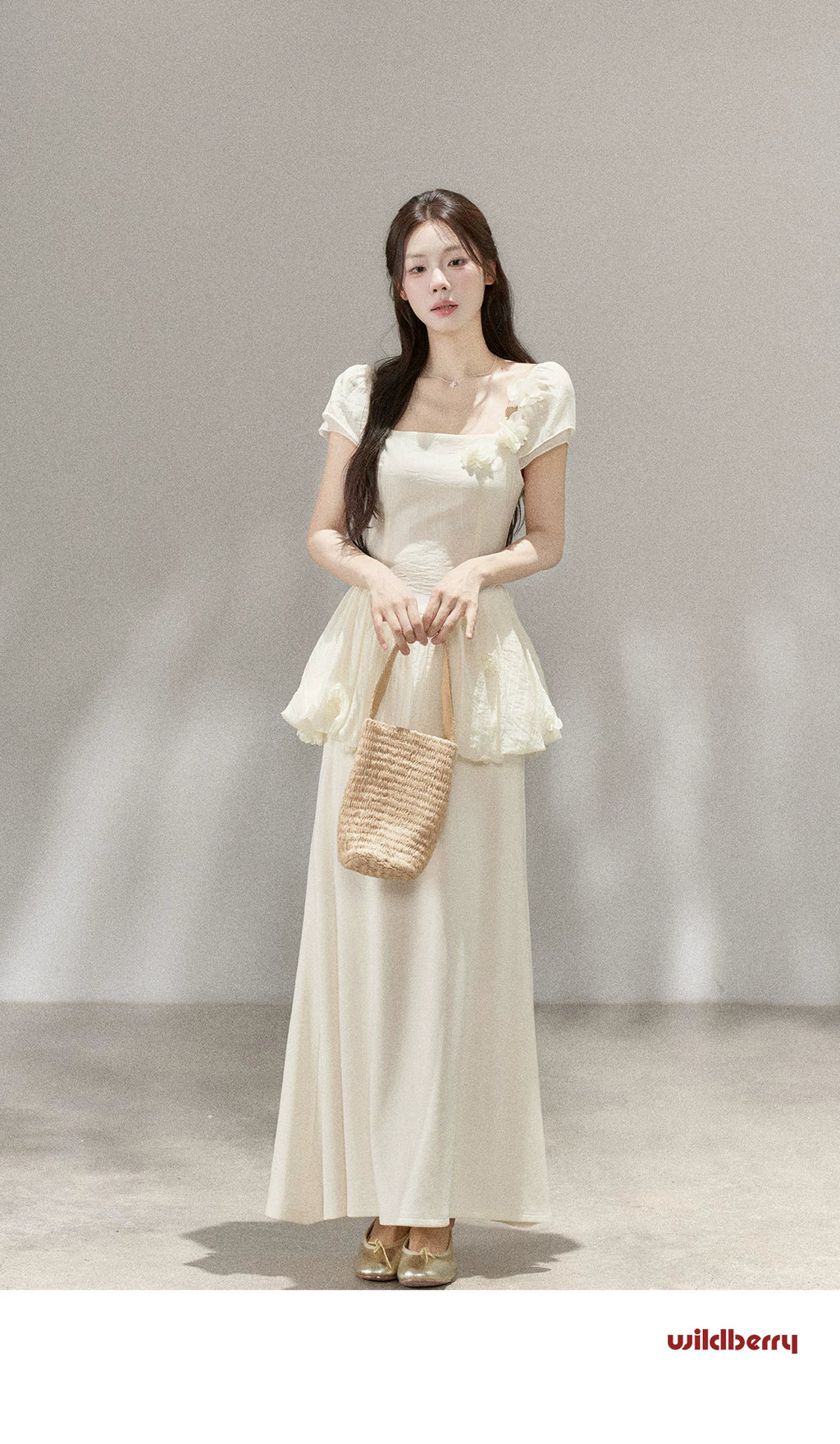 Wildberry Waist-cinching Elegant Long Dress