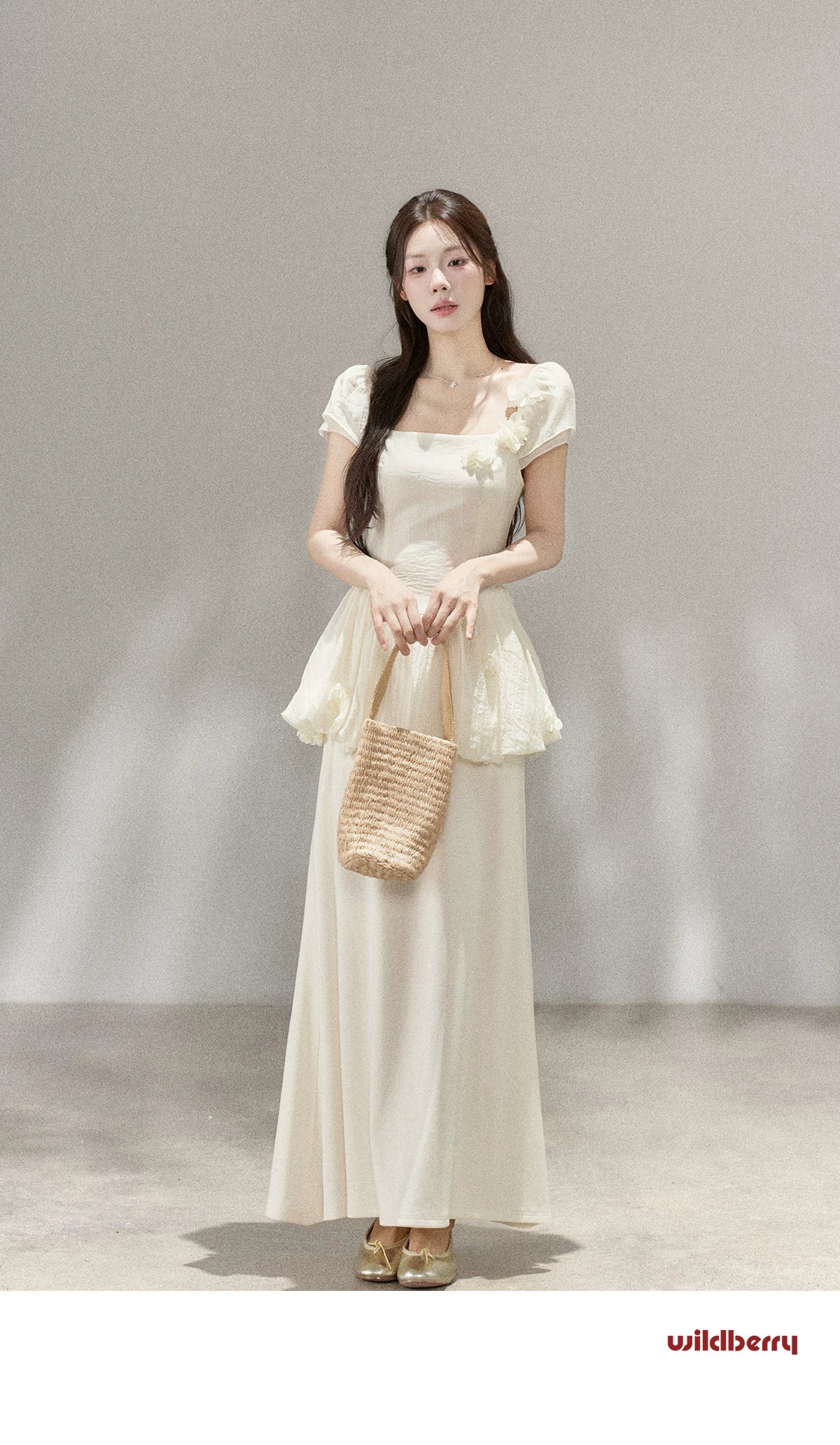 Wildberry Waist-cinching Elegant Long Dress