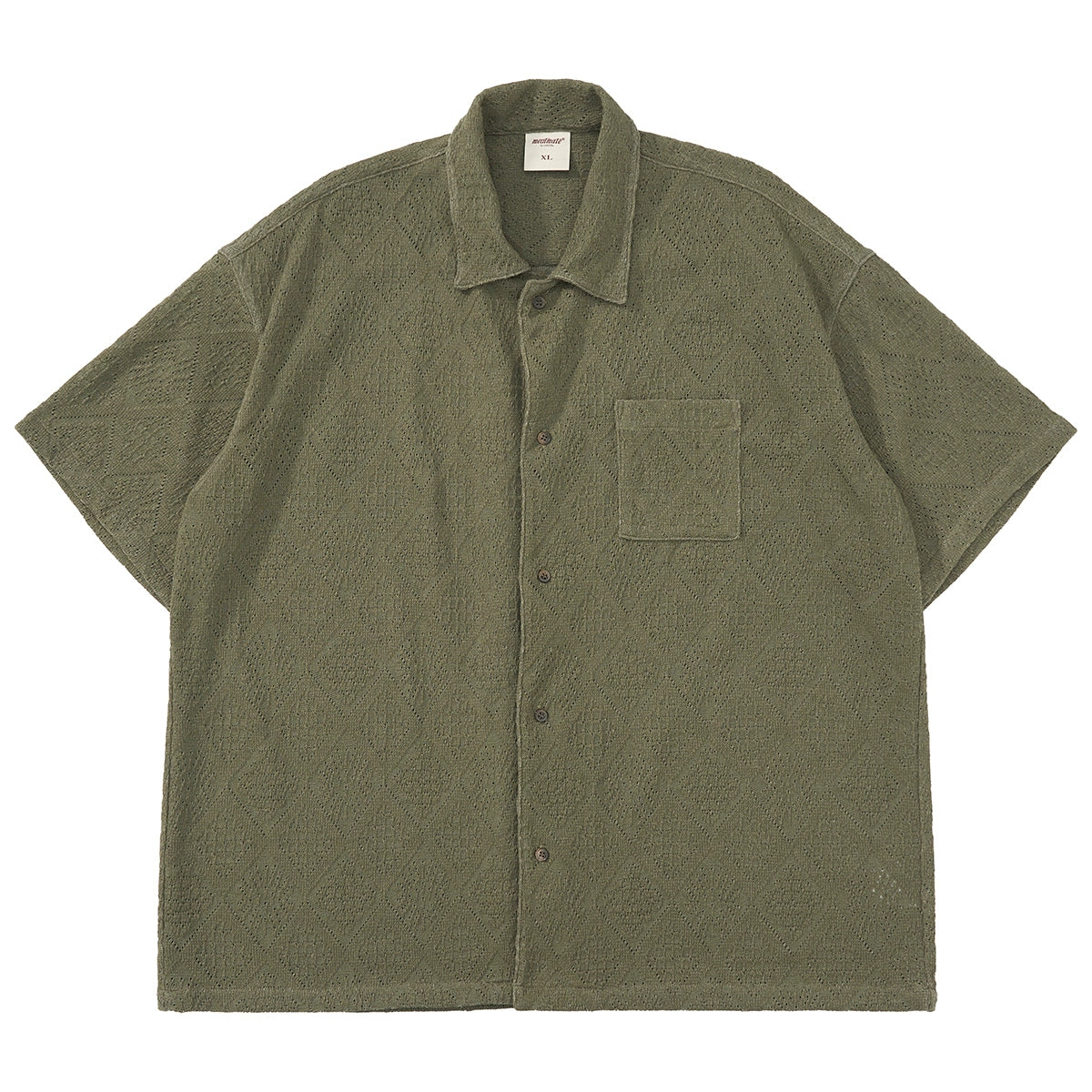 Mentmate Knitted Textured Short Sleeve Shirt