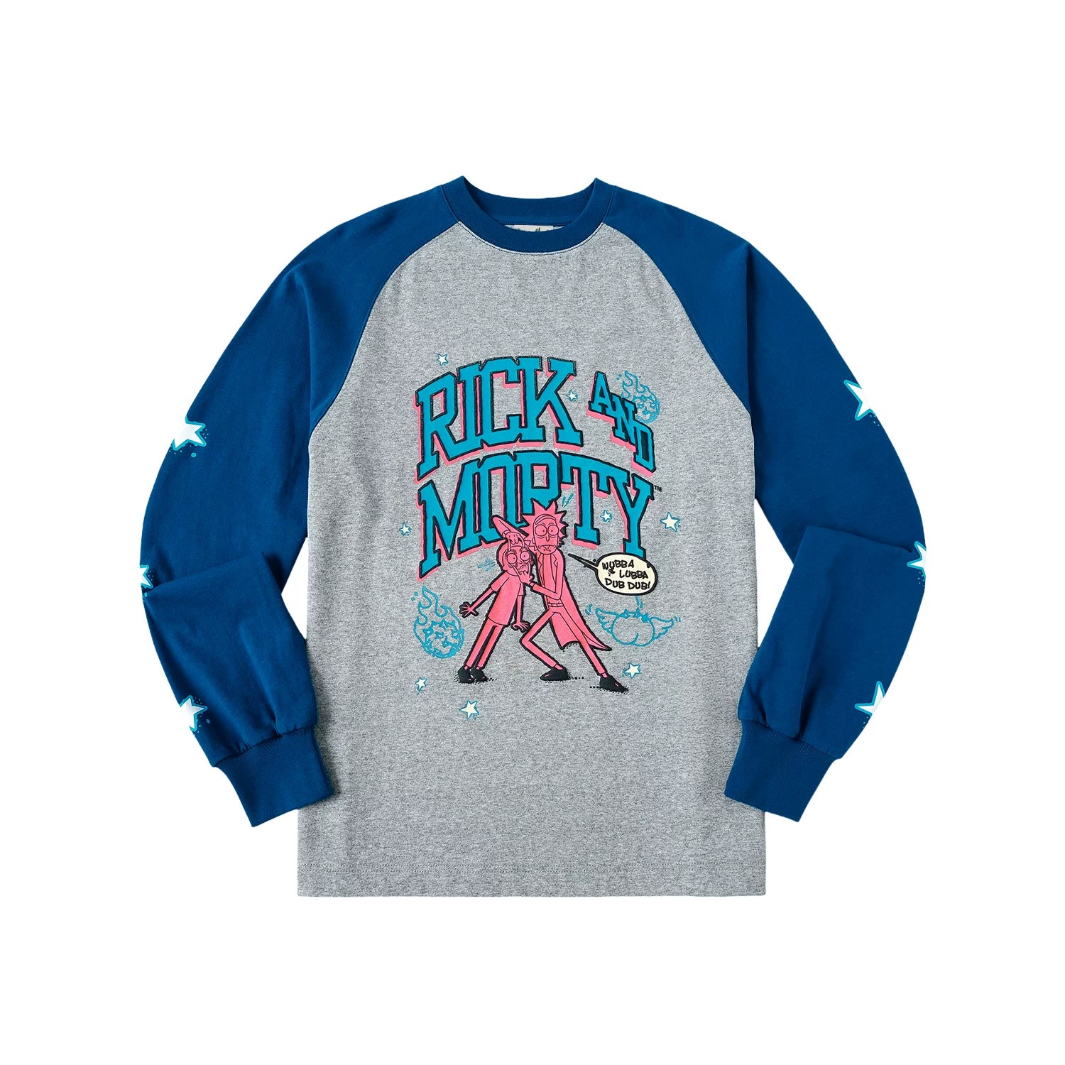 WHOOSIS Shoulder Sleeve Star Print Long Sleeve