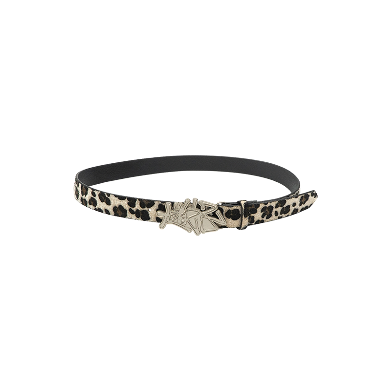 AVENUESON Two-color Leopard Print Belt