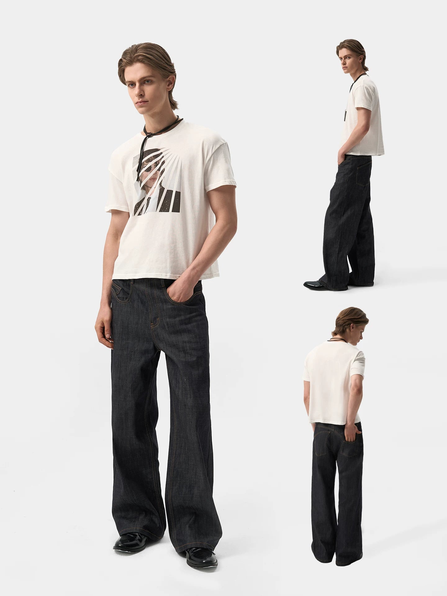Slight Vogue Old Short Wide Casual Tee
