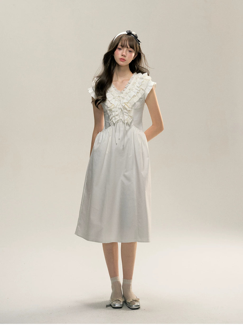 SunsetPark Casual Versatile Lace Dress