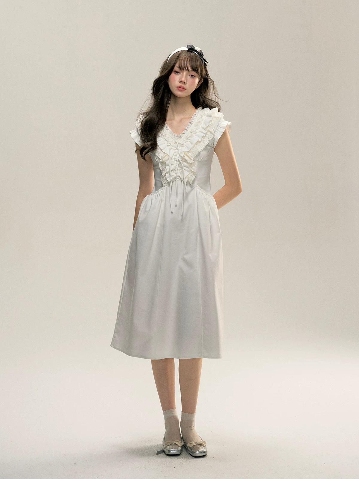 SunsetPark Casual Versatile Lace Dress