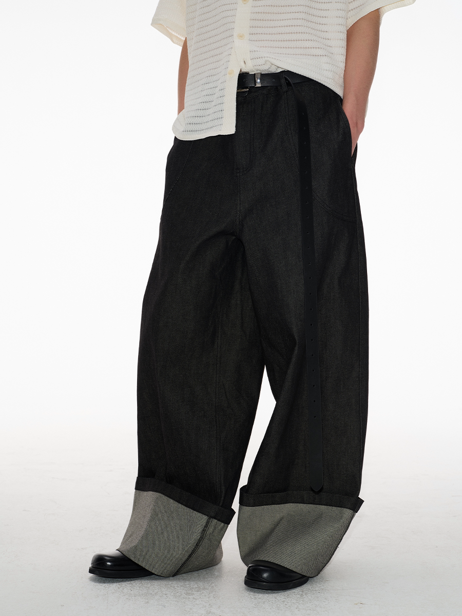 JCAESAR Retro Flanged Original Cow Jeans