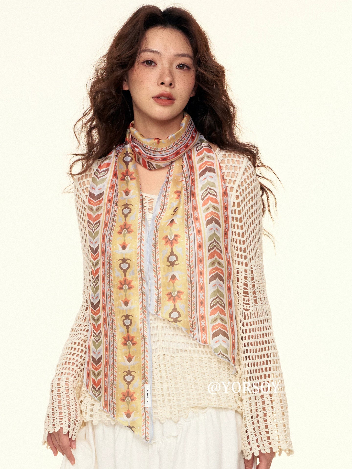YORSOY Thin Scarf Streamer