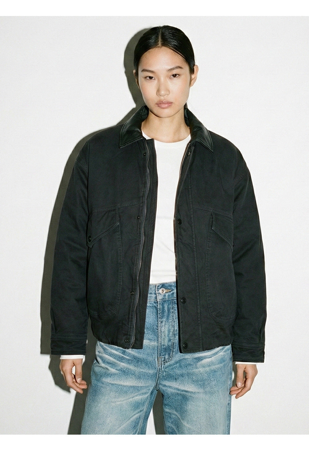 MADEEXTREME Retro Workwear Lapel Warm Jacket