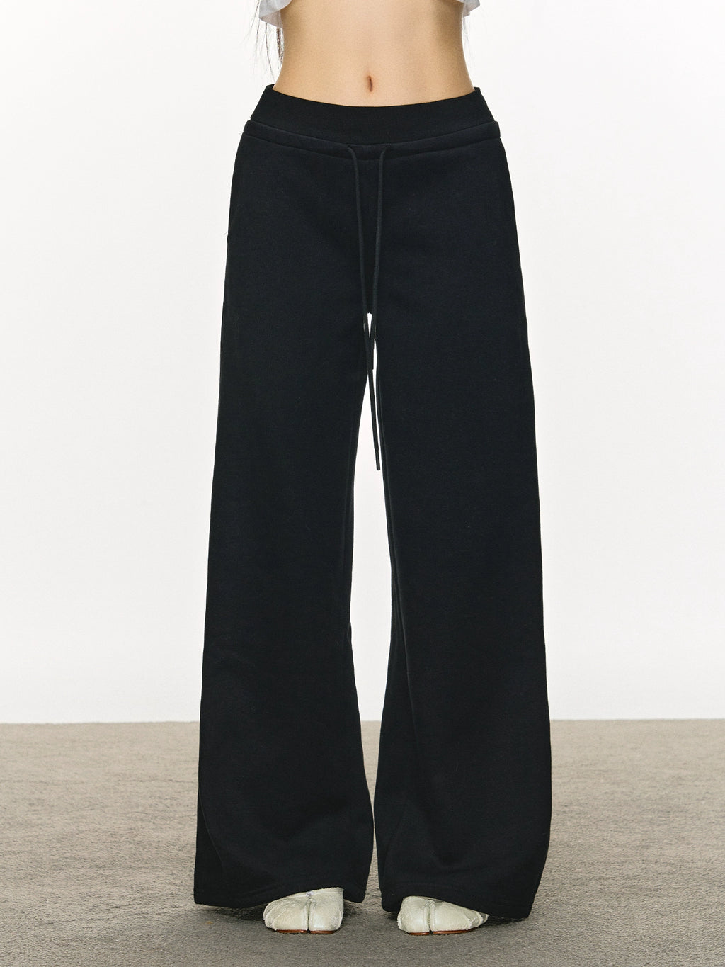 Anna Aneae Fur Collar Thickened Thermal Sweater Set