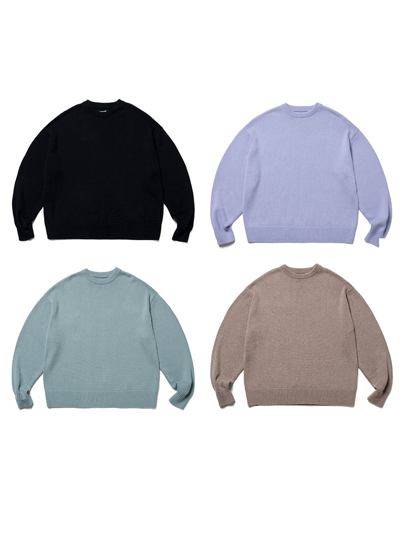 SUPERTOFU Versatile Loose Sweater Knitted Sweater