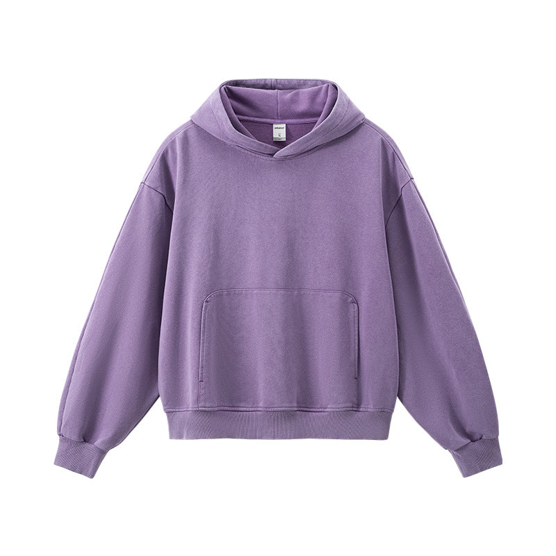 Inflation Washed Old Loose Hooded Jacket