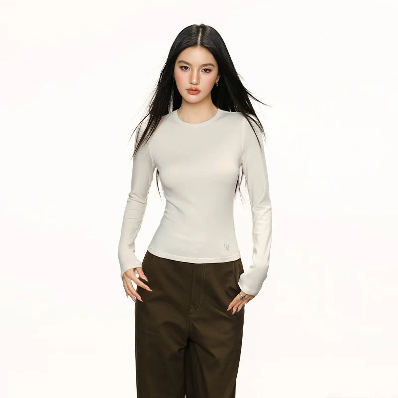 Cherry Melody Retro Primer Slim Slim Long Sleeves