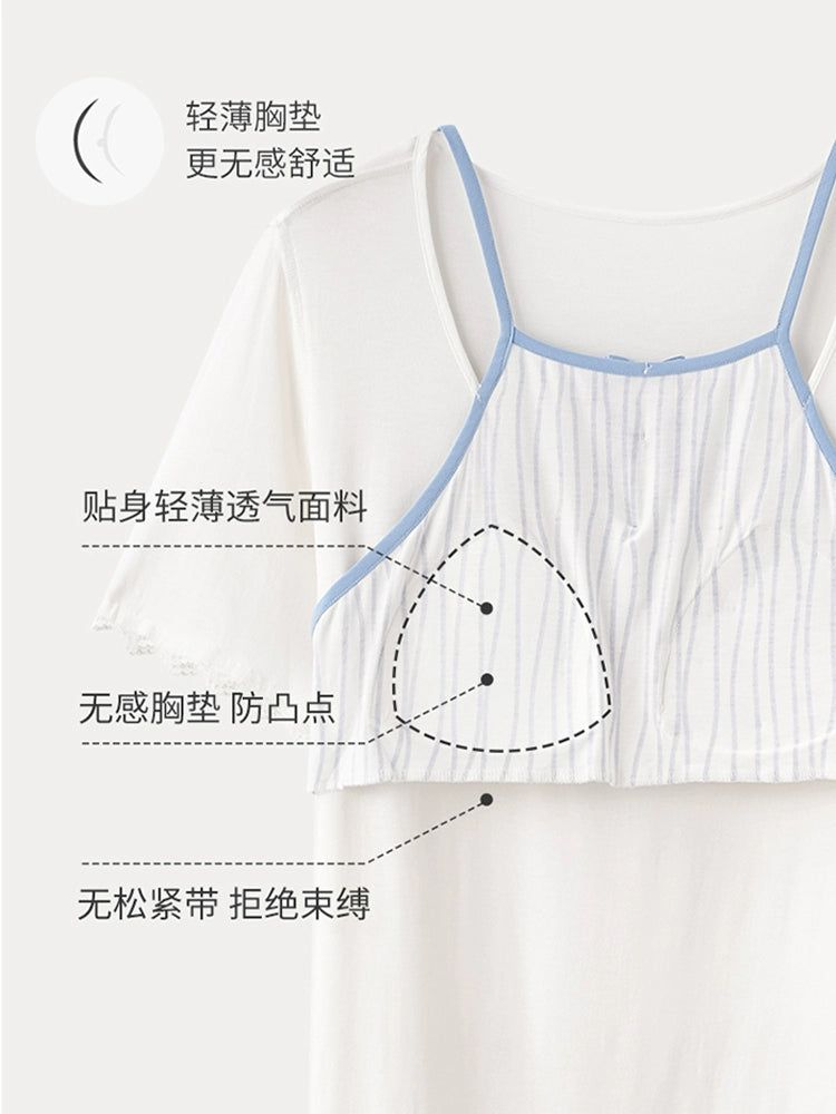 Urban Butterfly Cold Silk Pajamas