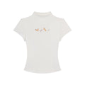 Ablueberry Slim Casual Short Tee