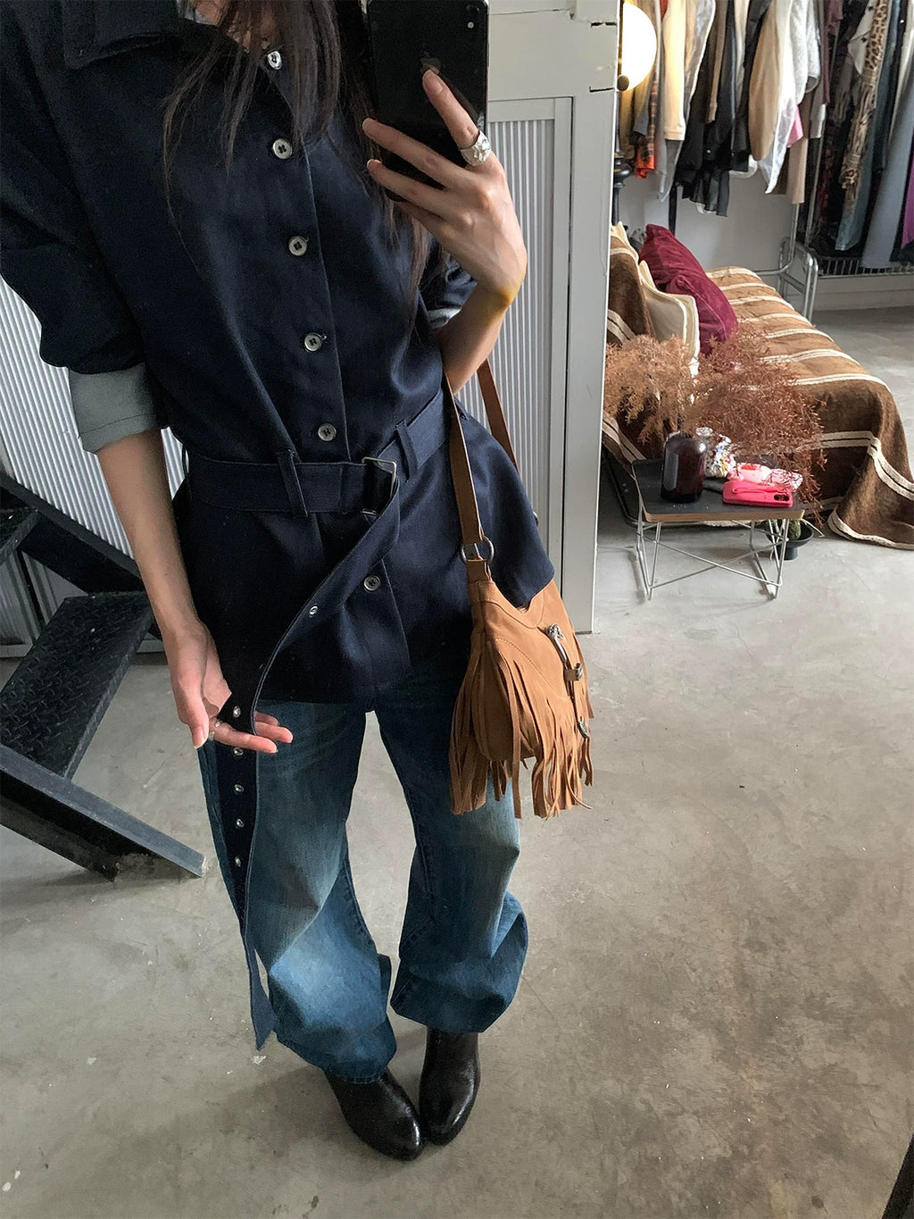 Slight Vogue Versatile Waist Shirt Jacket