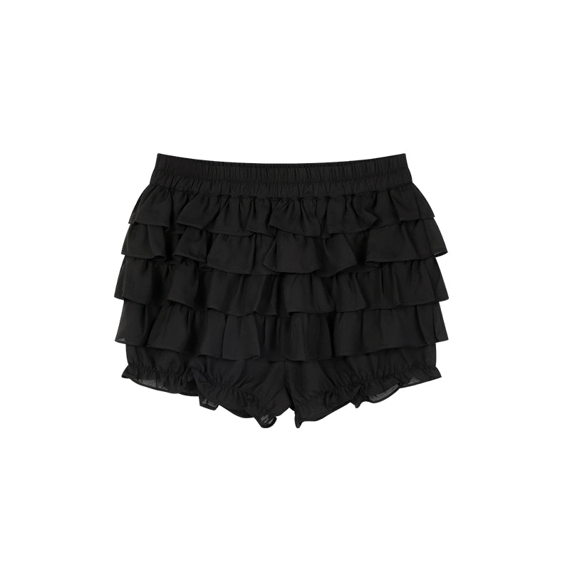 Zero Leopard Print Low Waist Shorts Skirt