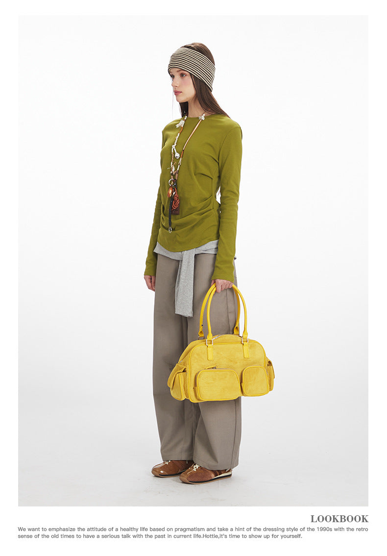 Nariele Waist Slim Slim Short Long Sleeves