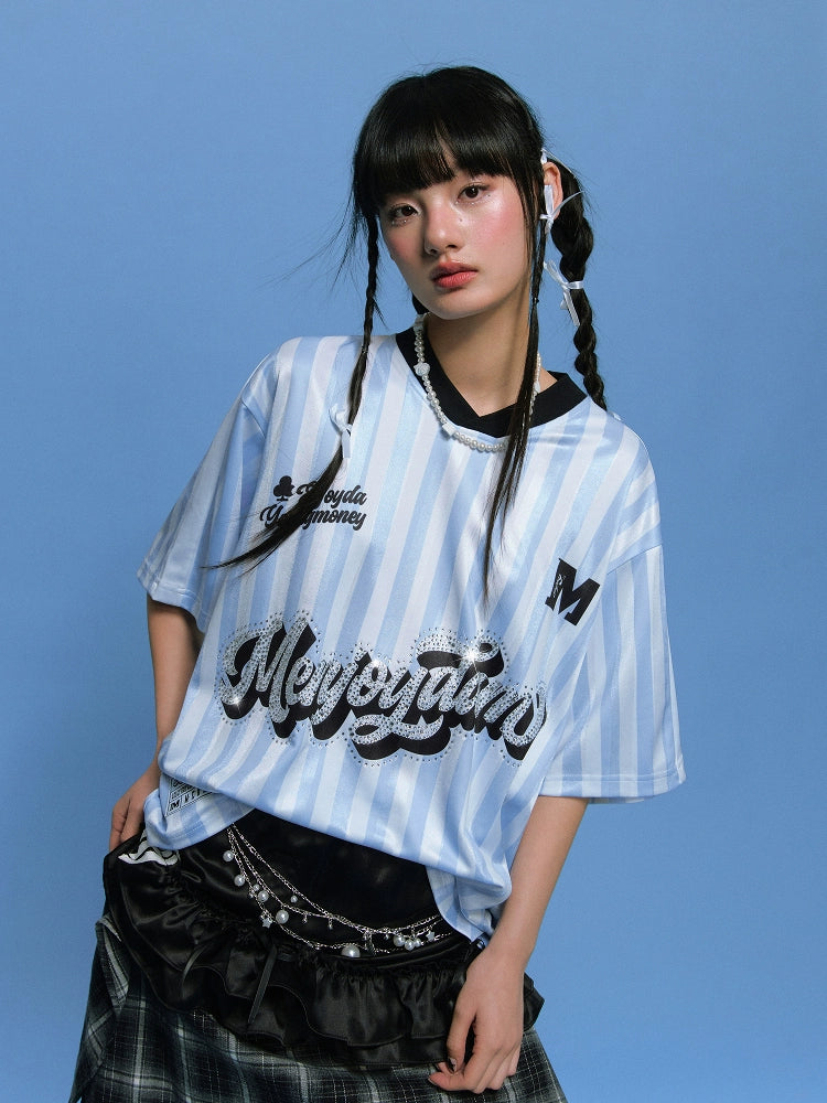MEDM Diamond Jersey Casual Tee