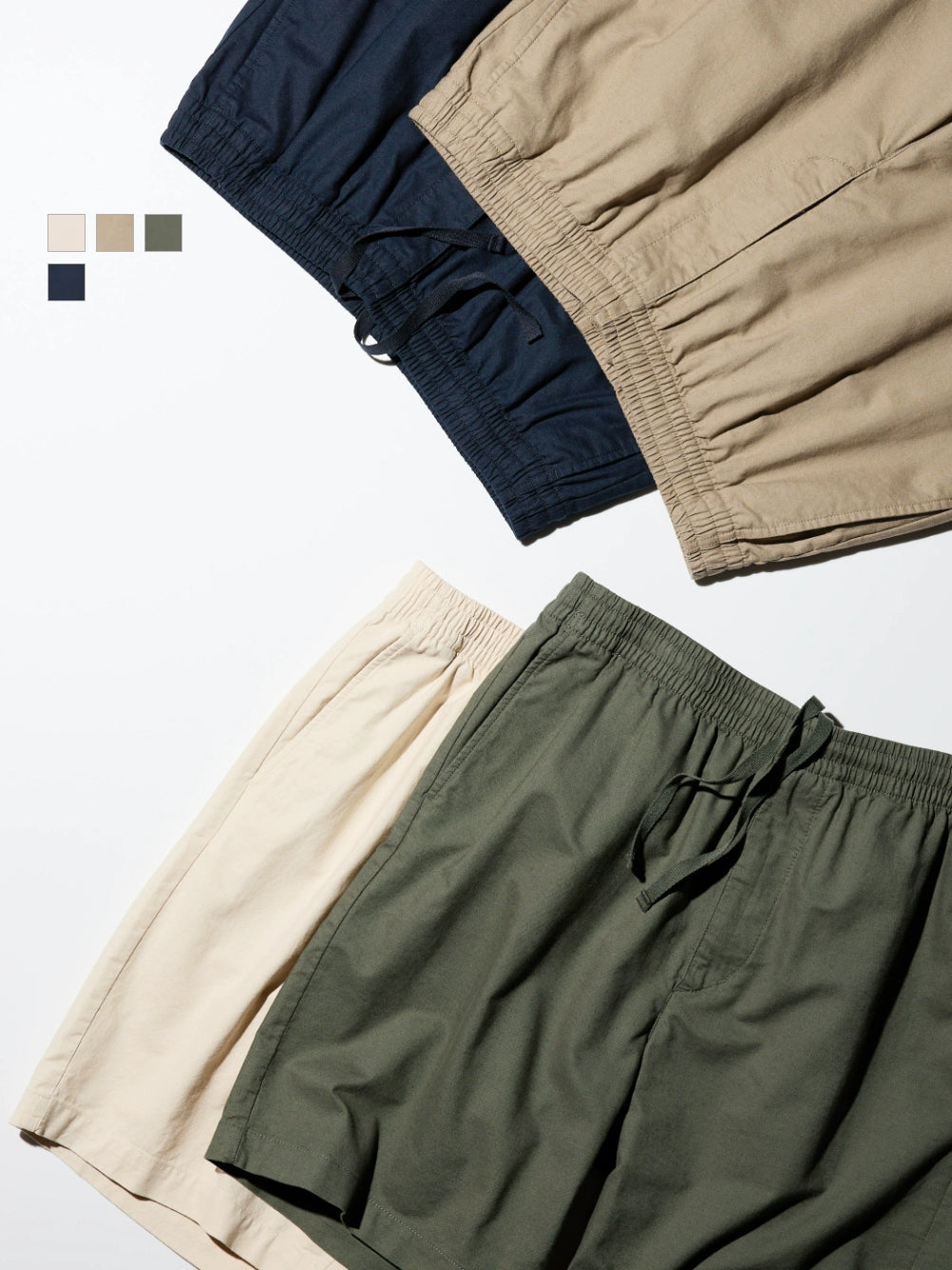 Uniqlo Hemp-blend Elastic Casual Shorts