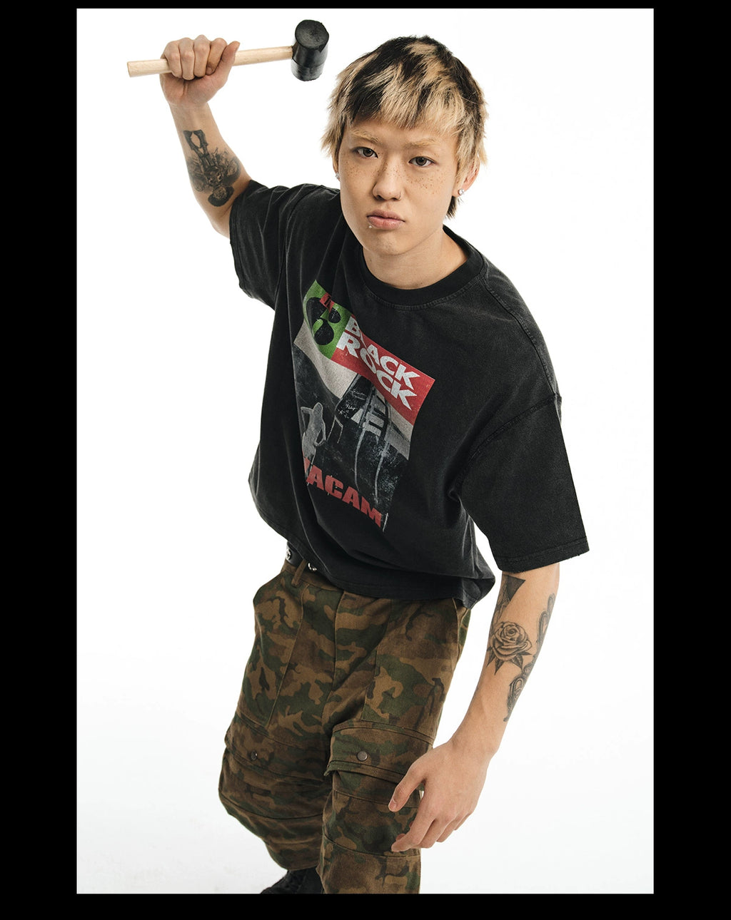 NOVACAM American vintage street ROCK Tee