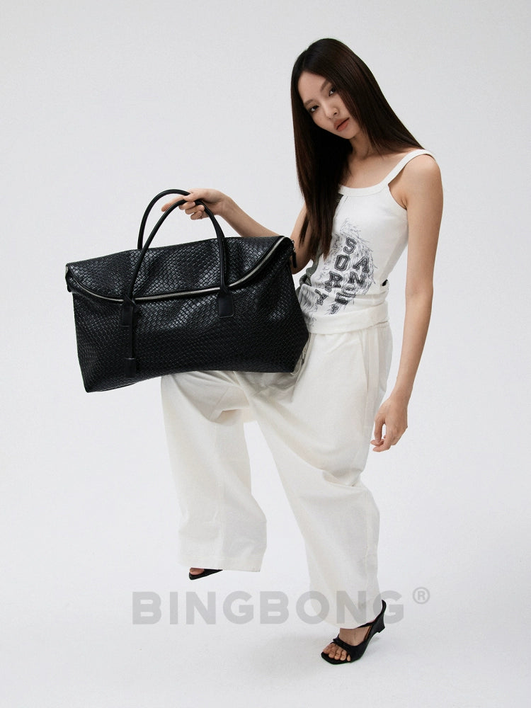 BINGBONG Stylish Commuter Business Trip Large Capacity Shoulder Handbag