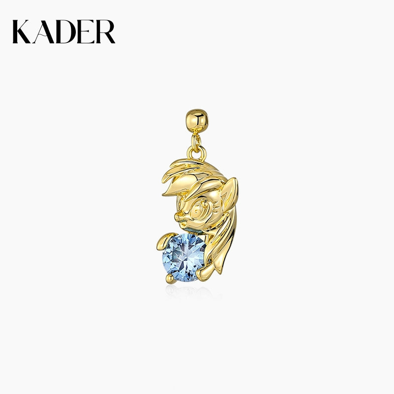 KADER Card Pony Poly Pendant Necklace