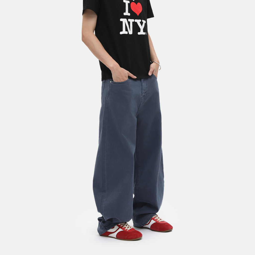 MTLCLOTHES Versatile Drape Floor Wash Jeans