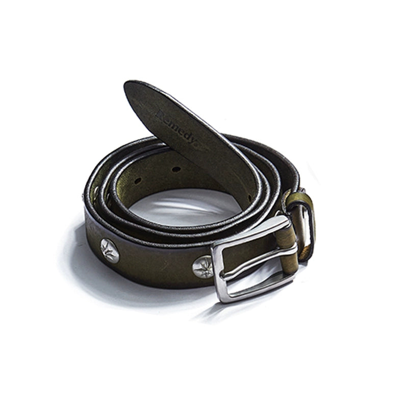Remedy rivets old leather belt