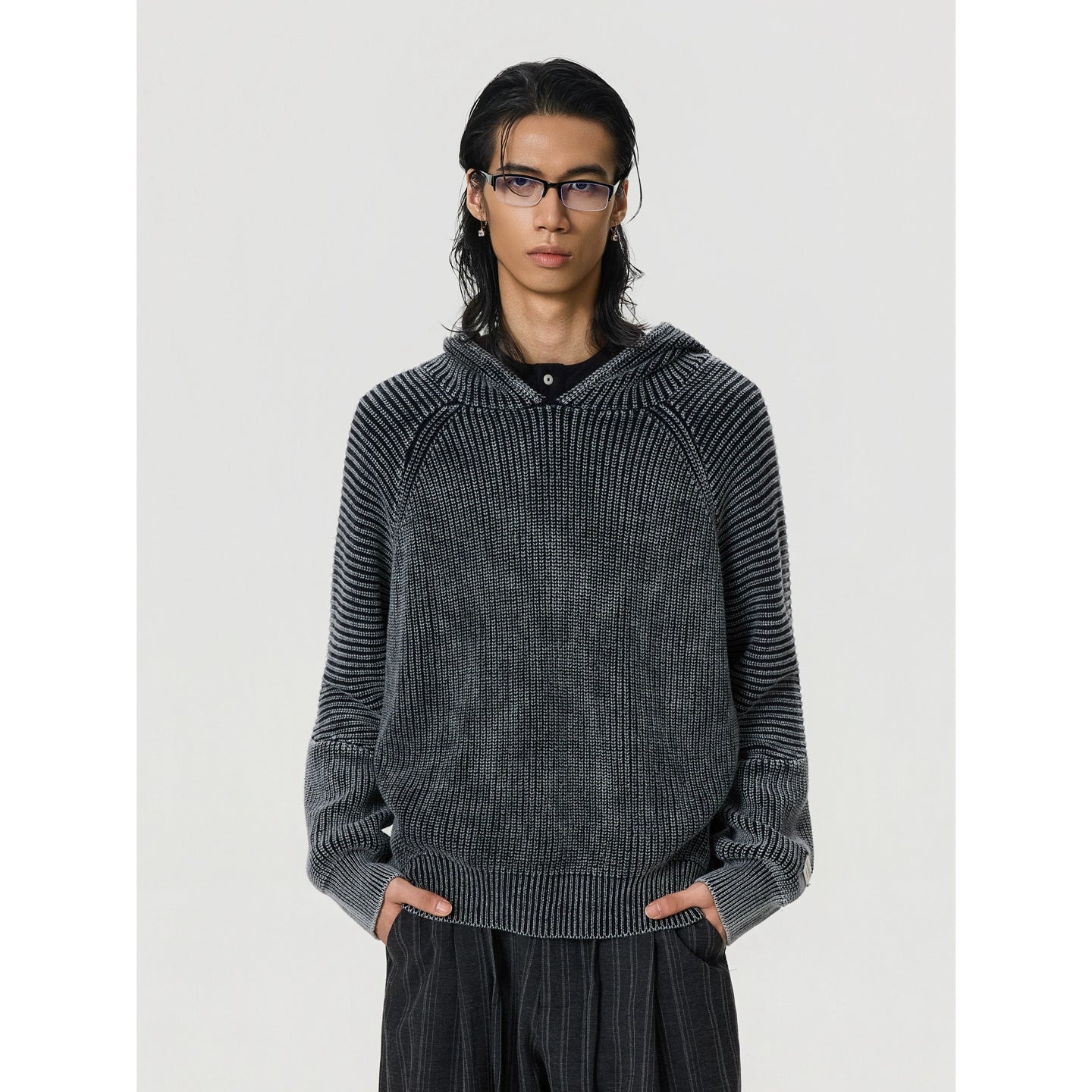 BTSG Slack Casual Knitted Sweater Jacket