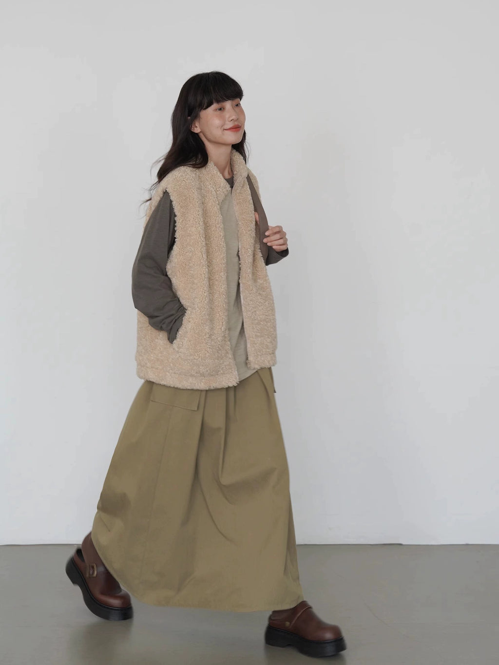 EIGHTHMONTH Warm Versatile Lamb Wool Vest