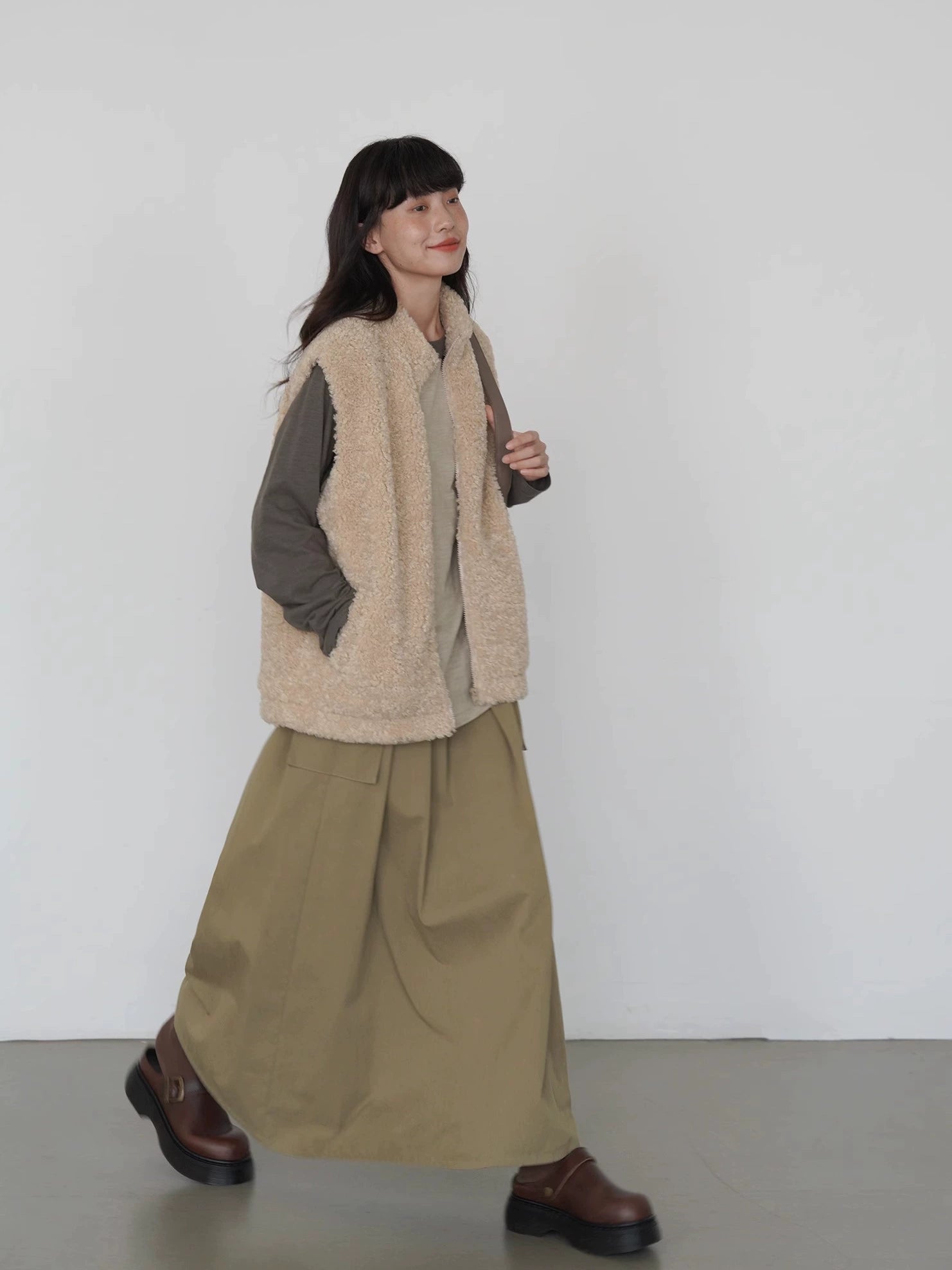EIGHTHMONTH Warm Versatile Lamb Wool Vest