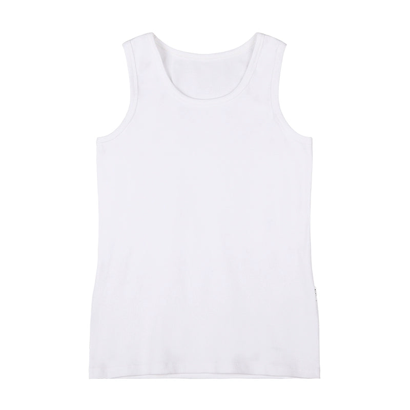 FUNKYFUN Ribbed Vest Fashionable Sleeveless Vest