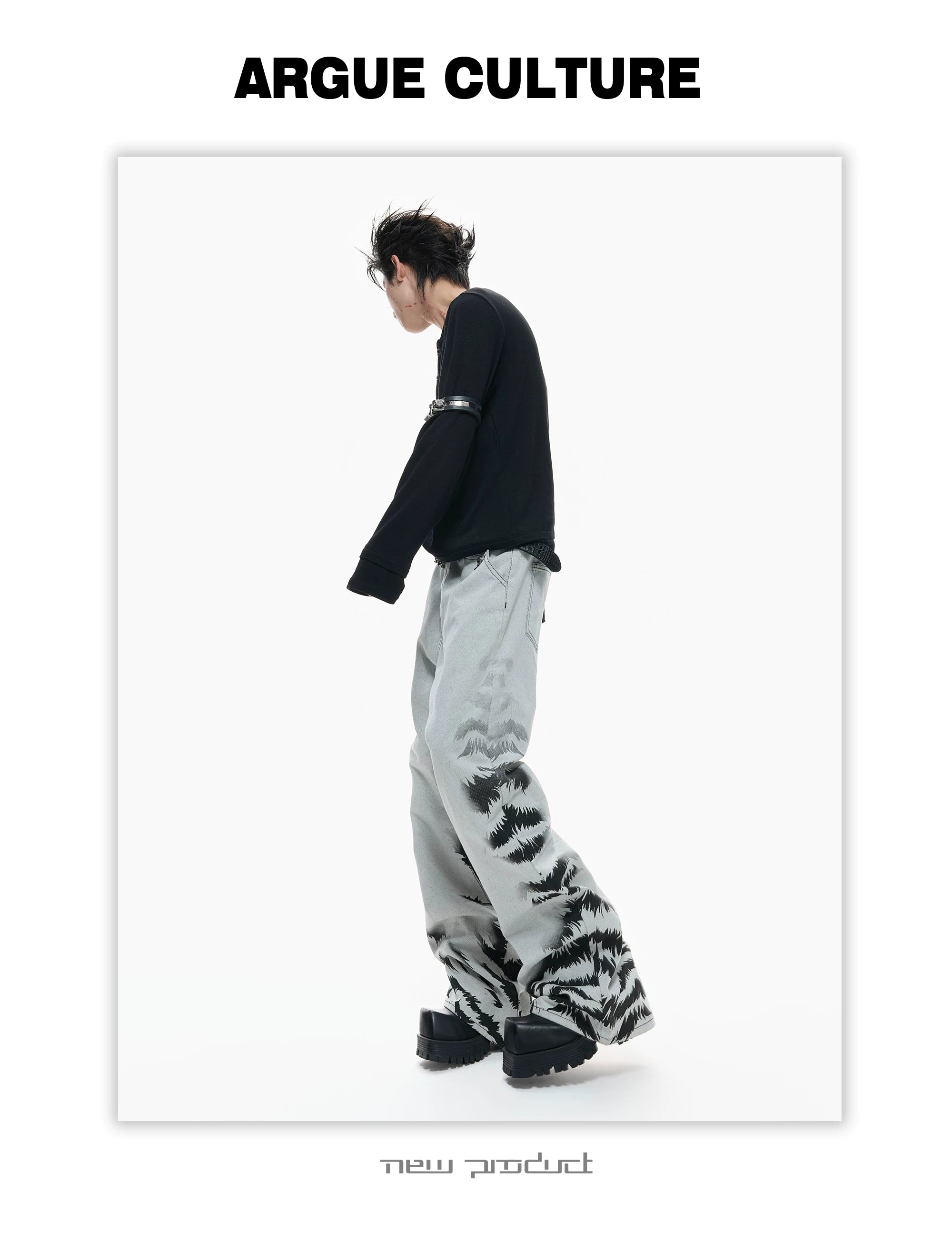 ArguECulturE Tie-dye Straight Jeans