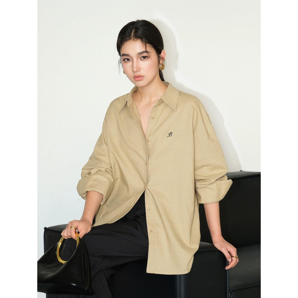 NEVA HU Loose Temperament Shirt