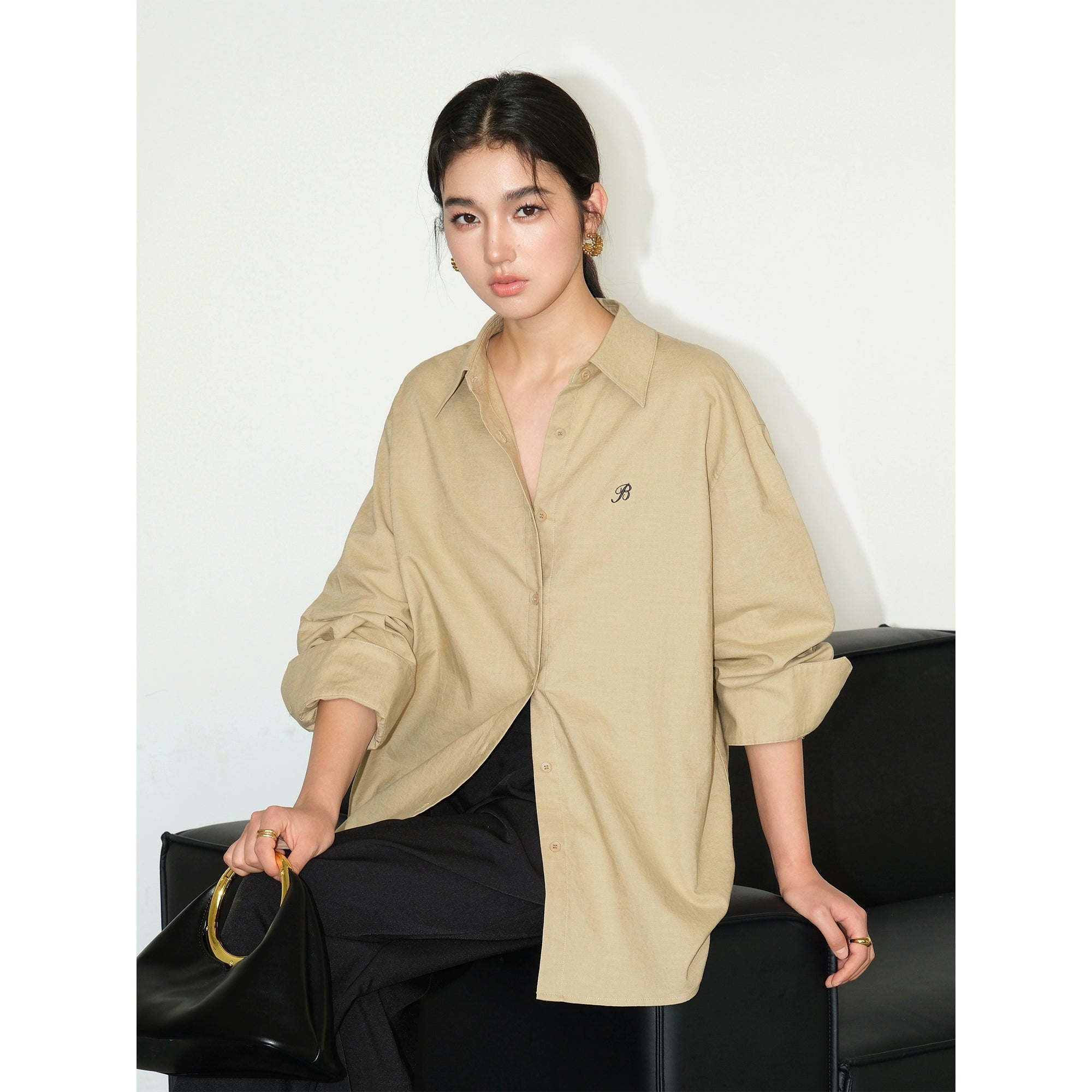 NEVA HU Loose Temperament Shirt