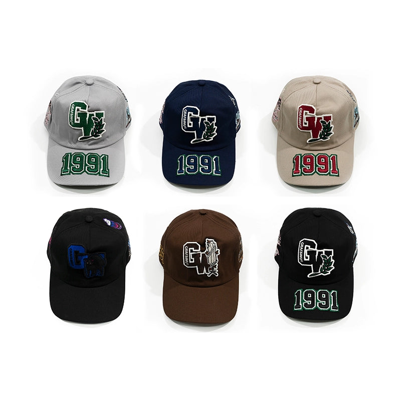 GRAF Heavy Three-dimensional Embroidered Badge Baseball Cap
