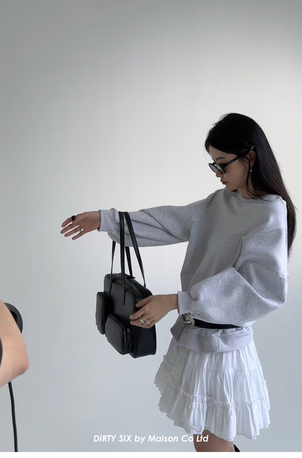 DirtySix Pierre Cow Split Leather Toast Bag