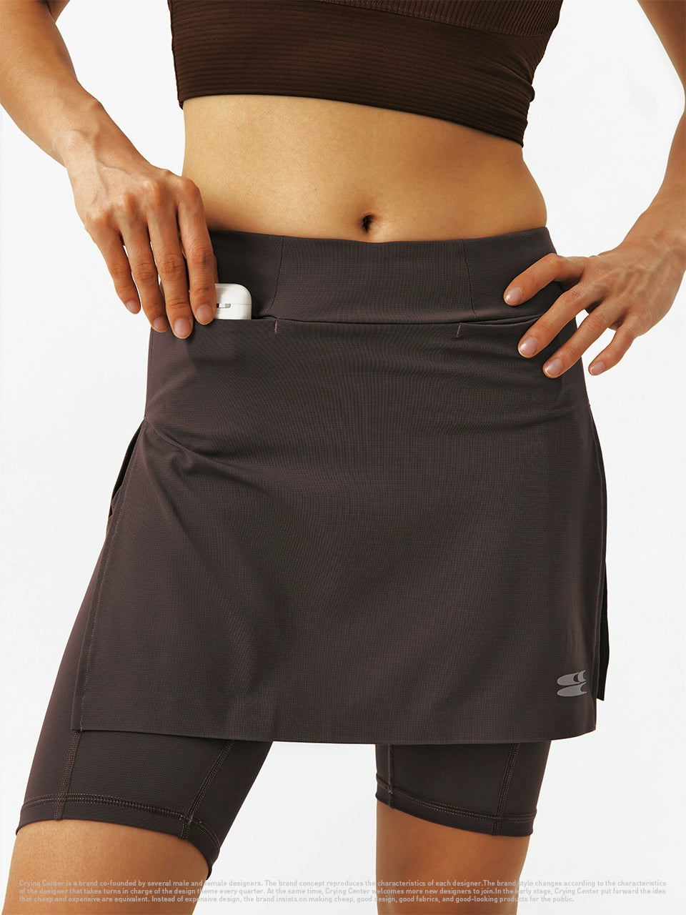 CryingCenter Sports Tennis Weaving Fitness Yoga Culottes