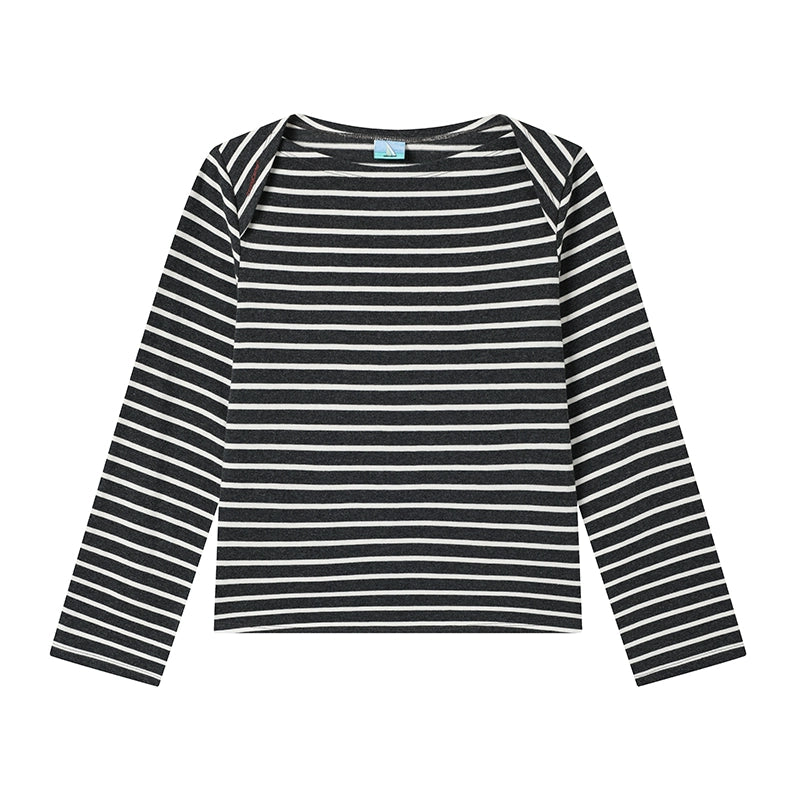 CryingCenter Striped Neck Bottom Long Sleeve