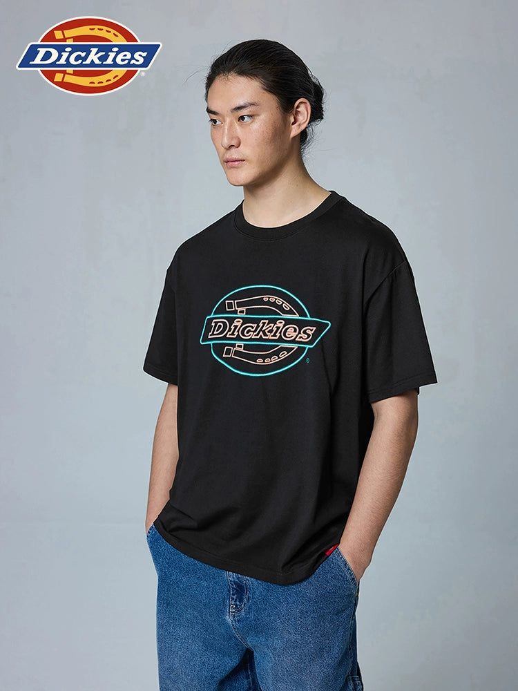 Dickies Colorful Big LOGO Pattern Printing Loose Tee