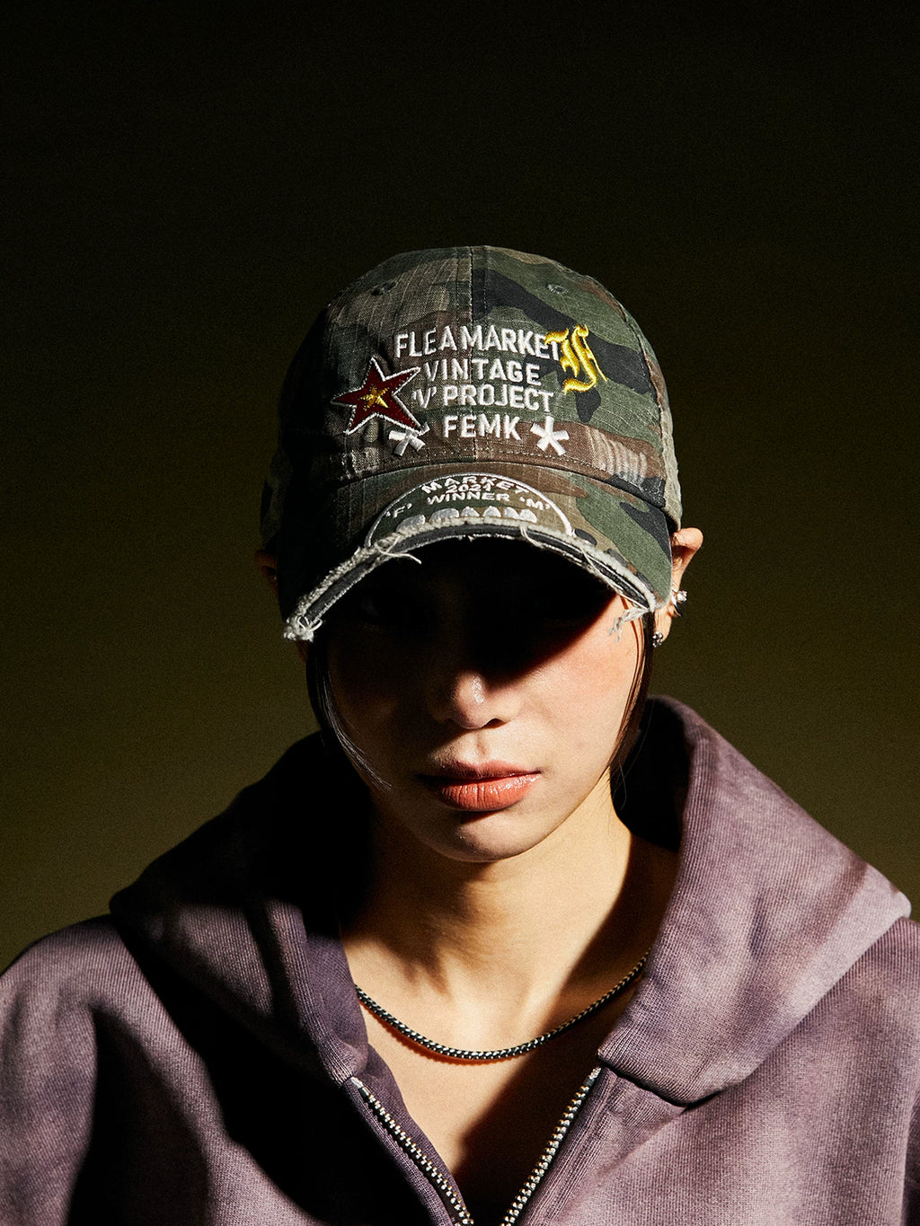 Fleamarket Rivet Old Burr Versatile Baseball Cap
