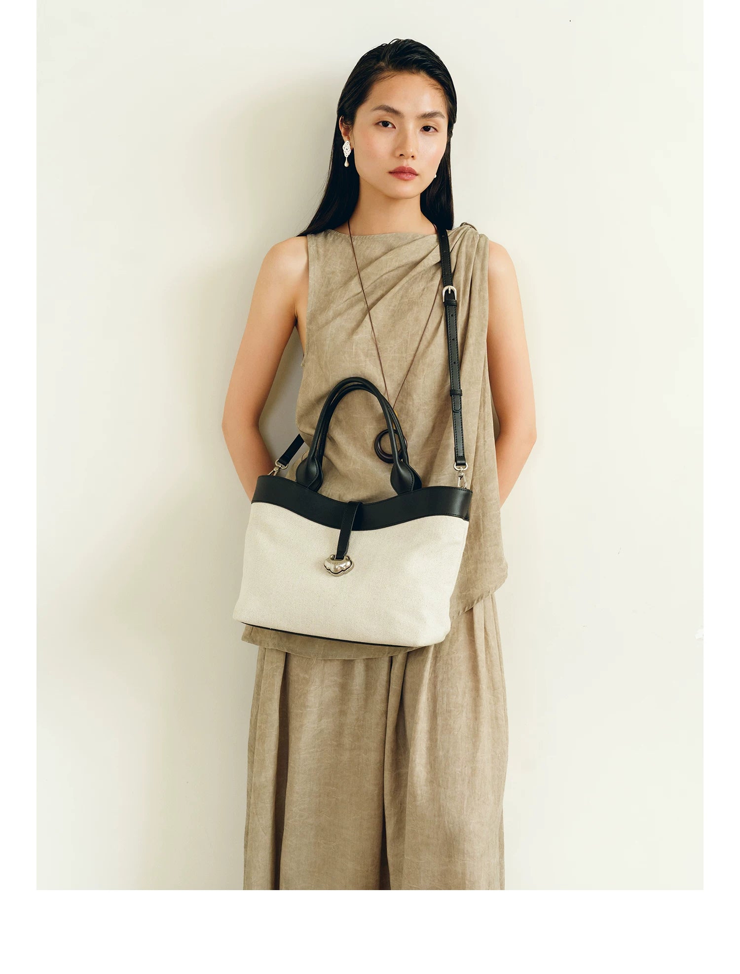 LOSEA First-layer Cowhide Handbag