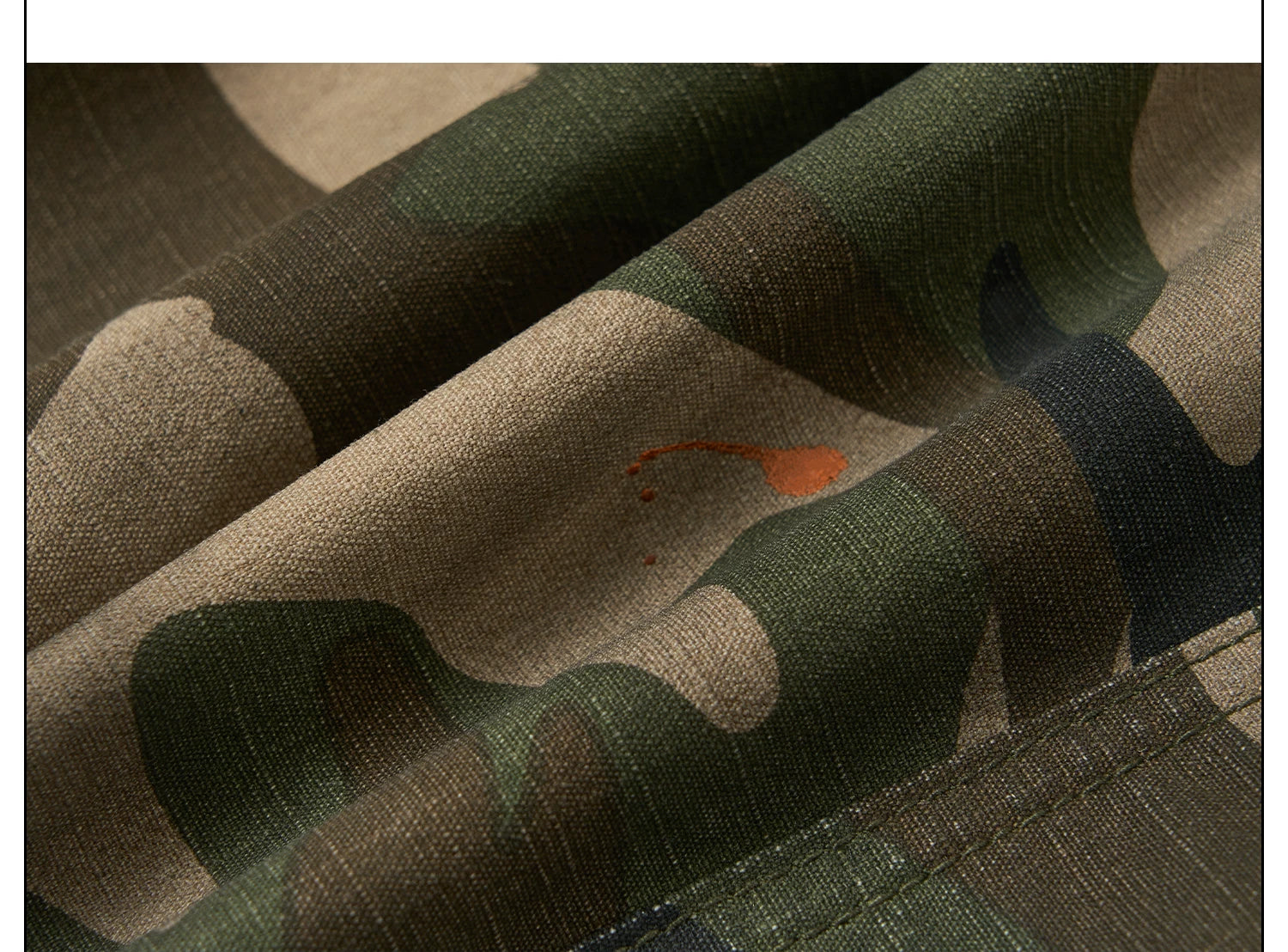 SAXGENWON Ink Splashing Camouflage Loose Tooling Shorts