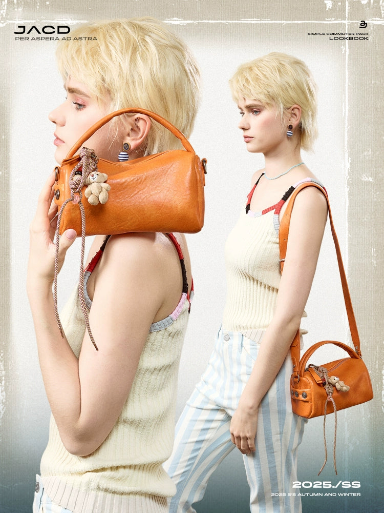 JACD Premium Sense Portable Messenger Cylinder Bag