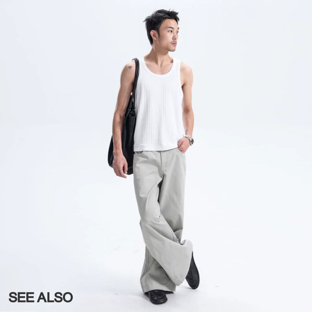 SEE ALSOA Scimitar Wide-leg Casual Versatile Trousers