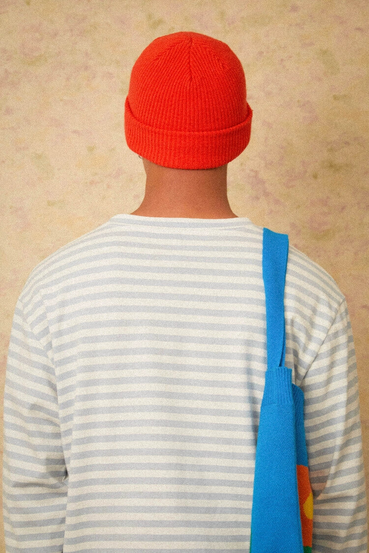 MoodLikeMe Small Flower Knitted Tote Bag
