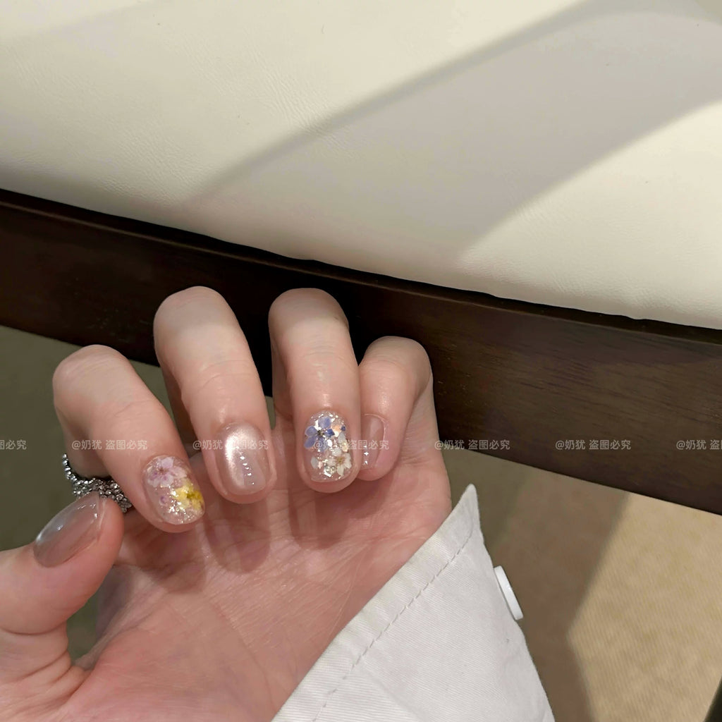 Beetle Nails Handmade Naked Skin Water Feeling Glass Beads Wearing Armor