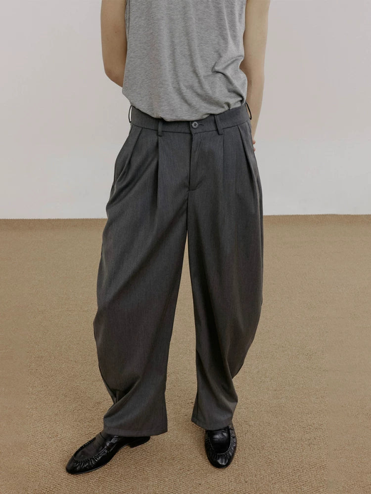 COLN Casual Versatile Loose Scimitar Pants
