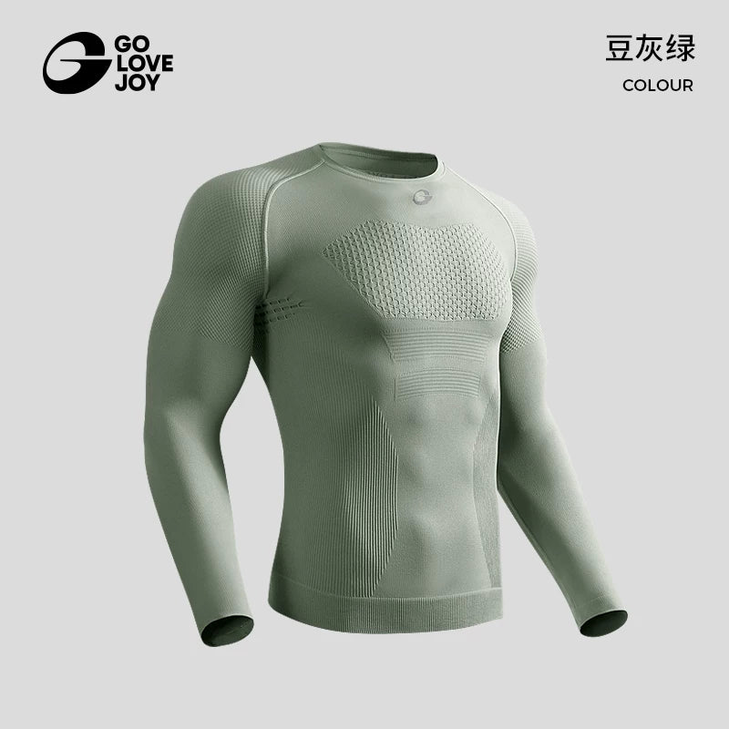 Golovejoy Quick Drying Slim Fit Sports Long Sleeve