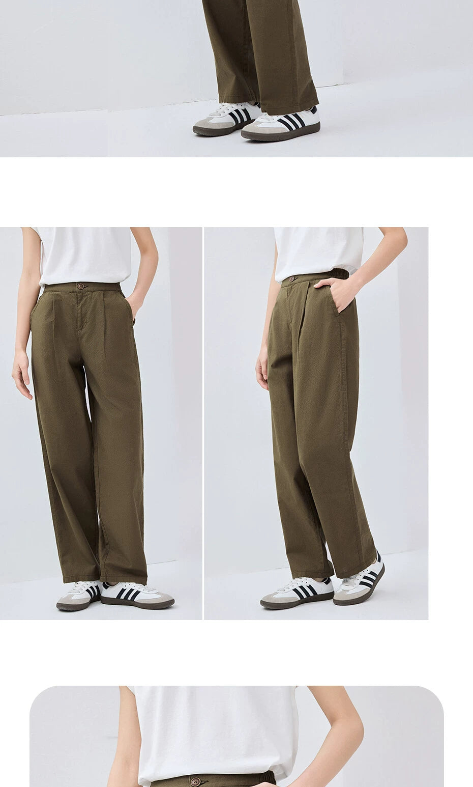 Giordano Pleated Semi-elastic Waist Slacks