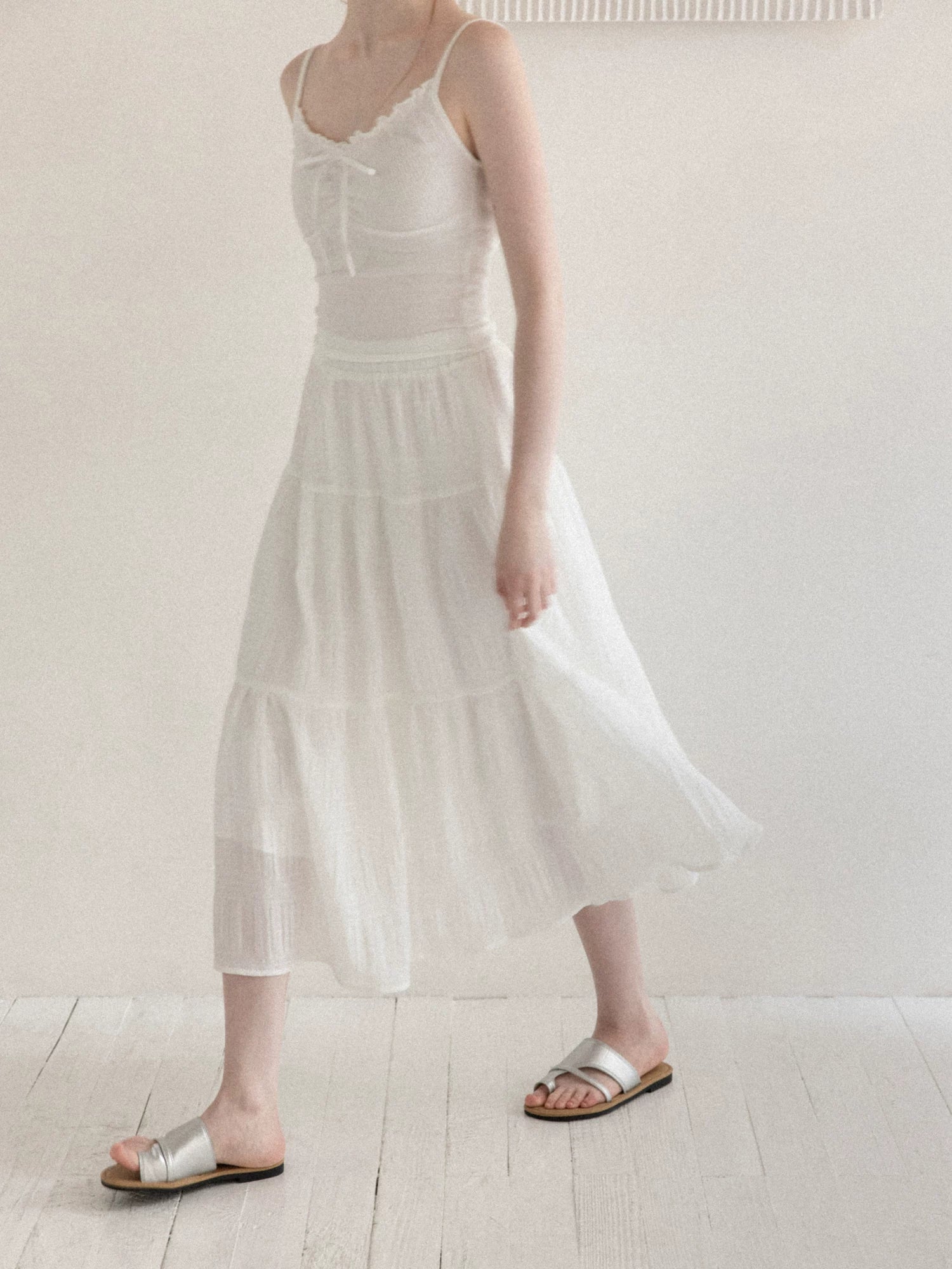 Cantonstory Simple High Waist Casual Skirt